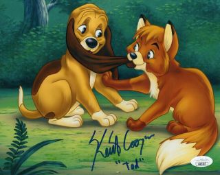 Keith Coogan Autograph Signed 8x10 Photo - Fox & The Hound " Young Tod " (jsa)