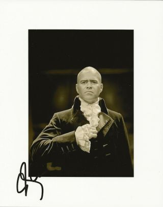 Chris Jackson In Hamilton Broadway Musical Real Signed Photo 2 Autographed