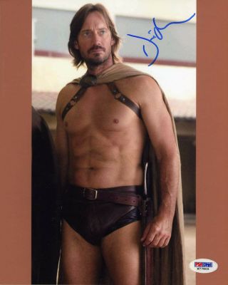 Kevin Sorbo Signed 8x10 Photo Hercules Meet The Spartans Psa/dna Autographed