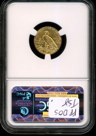 1914 $2.  5 Indian Head Gold Quarter Eagle MS62 NGC 3541678 - 020 2