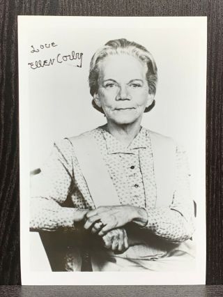 Ellen Corby Autograph Small Signed 5x7 Photo W/ Inscription Actress The Waltons