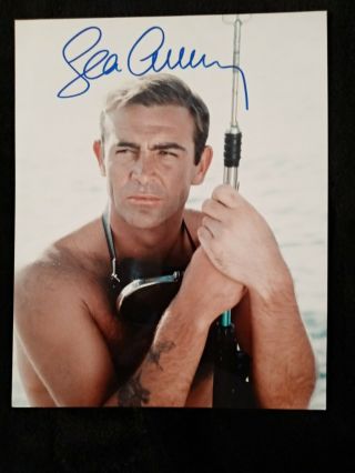 Sean Connery Signed / Autogtaphed 8x10 Color Photo (james Bond - Oo7/007)