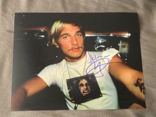 Matthew Mcconaughey Dazed And Confused Signed 8x10 Photo With