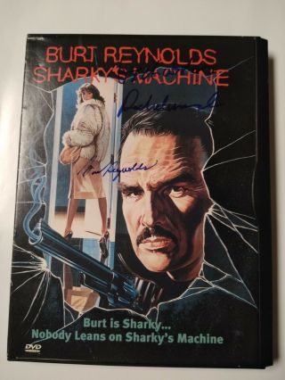 Burt Reynolds Signed Photo Dvd Cover Sharkys Machine Rachel Ward Signed Realdeal