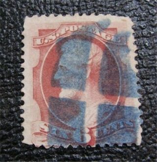 Nystamps Us Stamp 137 $625 Grill Blue Cancel