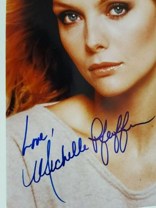 Michelle Pfeiffer Actress Hand Signed 8x10 Autographed fan Photo w Catwoman 2