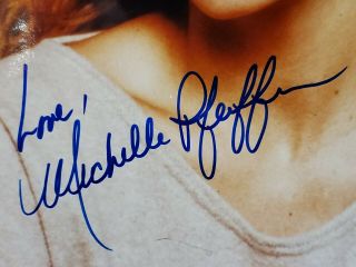 Michelle Pfeiffer Actress Hand Signed 8x10 Autographed fan Photo w Catwoman 3