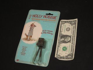 Vintage HOLLY HOBBIE Miniature Die Cast Metal Camera Tripod (K71 2