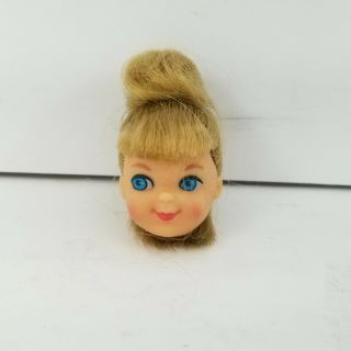 Vintage Barbie Tutti Blue Eyes Blonde Hair Doll Head Only