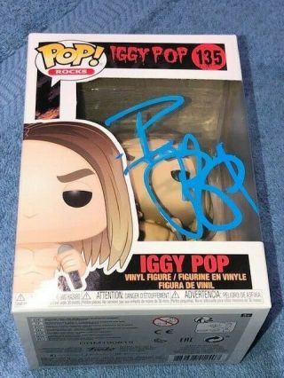 Iggy Pop The Stooges Autographed Signed Funko Pop