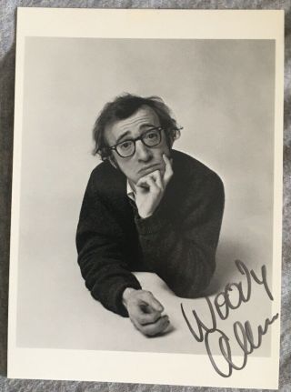 Woody Allen Hand Signed Autographed 4 X 6 Photo W/coa