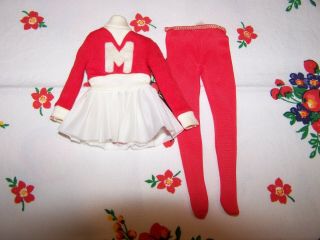 Francie 7711 Outfit " Cheerleader " Dress And Panty Hose