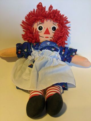 Vintage 1996 Hasbro Raggedy Ann By Johnny Gruelle The Doll With A Heart