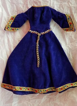 Barbie Doll Vintage Guinevere " Little Theatre Costume " Tagged