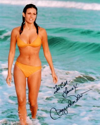 Raquel Welch Very Sexy Signed 8x10 Glossy Color Photo