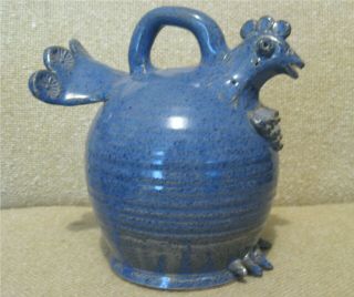 Vintage Art Pottery Chicken Bank Marked Cas - Ceramic Art Studios? - Cond.