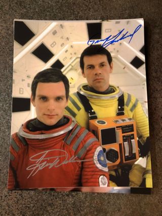 2001 A Space Odyssey 8 X 10 Photo Signed Gary Lockwood Keir Dullea