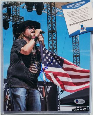 Colt Ford Signed Photo Beckett Bas Bgs Autographed Country Music Singer 8x10