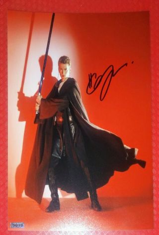 Hayden Christensen Hand Signed Autographed Photo 8 X 10 W/holo Star Wars