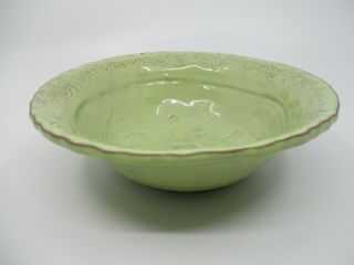 Vietri Bellezza Celadon (green) Cereal Bowl - 7 1/2 " X 2 1/2 " - 0711g