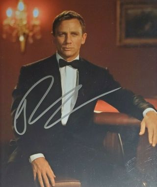 Daniel Craig Hand Signed 8x10 Photo W/holo James Bond