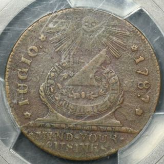 1787 Pcgs Xf Fugio Colonial Copper States United 4 Cinq (light Env.  Damage)
