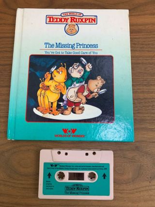 Teddy Ruxpin The Missing Princess Book And Tape