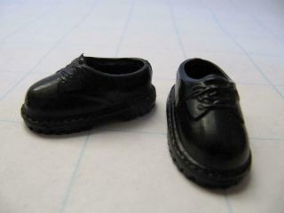 Barbie Doll Kelly Club Shelly Tommy Black Loafer Clown Shoes - Fit Stacie Skipper