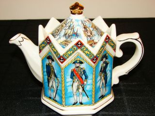 Sadler Vice Admiral Lord Nelson English Teapot