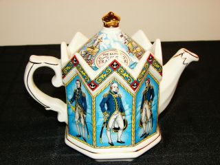 Sadler Vice Admiral Lord Nelson English Teapot 3