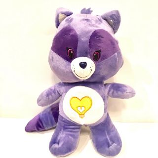 Just Play Care Bear Bean Bright Heart Raccoon Plush - 14 Inches Tall