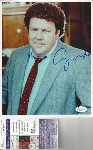 Cheers Actor George Wendt Autographed 8x10 Color Photo Jsa Certified