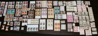 Vintage Postage Stamp Lot w/ $85 FACE VALUE - Famous People / Celebrities 3