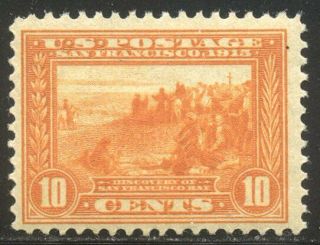 U.  S.  400a Nh - 1913 10c Pan - Pacific,  Orange ($390)