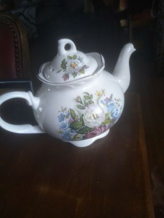 Arthur Wood & Son Staffordshire England Vtg Teapot 6486