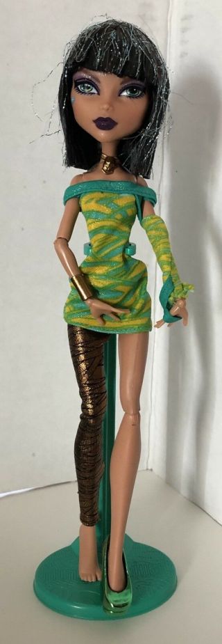 Monster High Cleo De Nile Egypt Dawn Of The Dance 11” Girl Doll Mattel 2008
