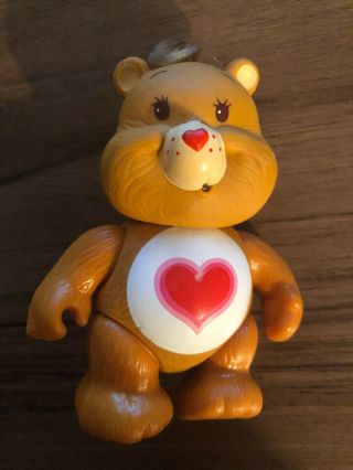 Vintage 1983 Kenner Care Bears 3 " Poseable Figure Tenderheart Bear