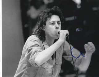 Bob Geldof Signed Autograph 8x10 Photo Proof Live Aid Boomtown Rats