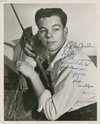 Vintage 1950s Russ Tamblyn Signed 8x10 Photo - Young Mgm Portrait Autograph