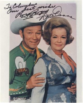 Roy Rogers /dale Evans - Autographed Photo - By Both