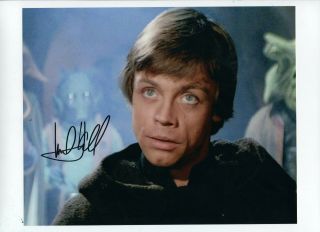 Mark Hamill Star Wars Signed Autographed 8x10 Glossy Photo Rare With