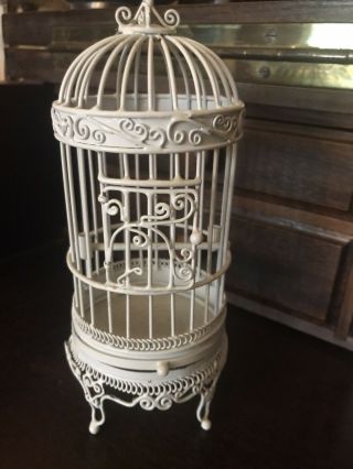 Miniature Dollhouse Or Fairy Garden Bird Cage