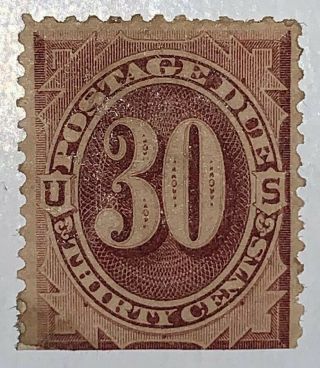Travelstamps: 1891 Us Stamps Postage Due Scott J27,  Some Og,  Light Cancel