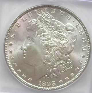 1898 Morgan Silver Dollar Icg Ms67 Rare In Gem,  Valued At $3,  000