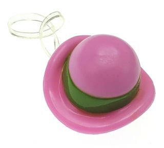 Mga - Bratz - Bratzillaz - Switch - A - Witch - Green And Pink Derby Bowler Hat Only