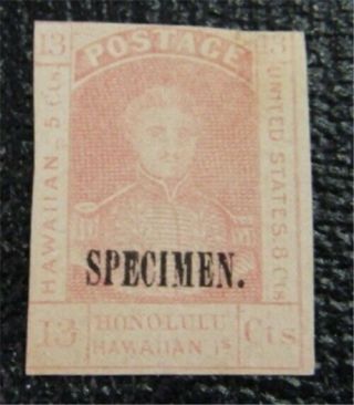 Nystamps Us Hawaii Stamp 11s Og H $275