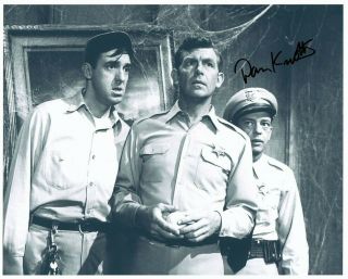 Don Knotts Signed The Andy Griffith Show 8x10 W/ Barney Gomer Haunted House