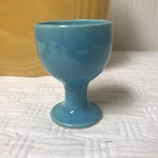 Harlequin Vintage Egg Cup Turquoise Blue (fiesta Cousin)