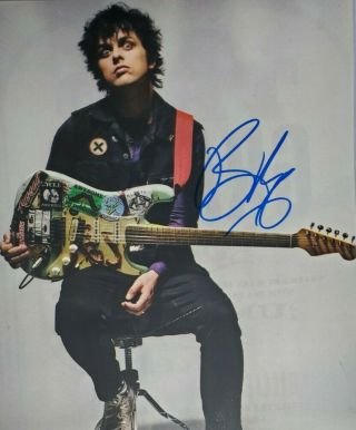 Billie Joe Armstrong Hand Signed 8x10 Photo W/holo Green Day