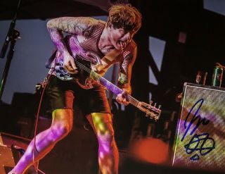 John Dwyer Thee Oh Sees Face Stabber Smote Reverse Orc Signed 8x10 Photo E1